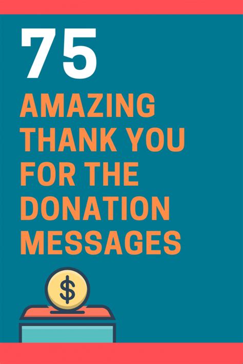 75 Thank You for the Donation Messages and Quotes.